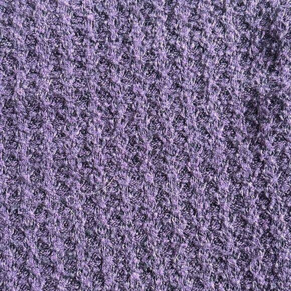 Heimious Made In USA Purple Waffle Shirt Size Medium - Picture 4 of 8